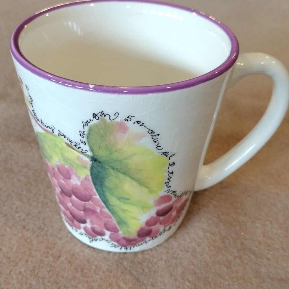 Furio 🌟 4 For $15 Mome By Rosanna Made In Italy Grape Mug